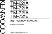 Kenwood TM-721A Instruction Manual