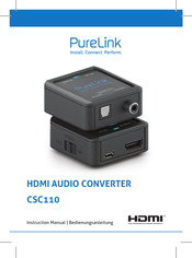 PureLink CSC110 Instruction Manual