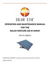 Solar Stik 19-1000012 Operation And Maintenance Manual