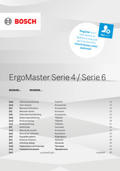 Bosch ErgoMaster 6 Seris User Manual