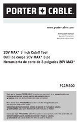 Porter-Cable PCCM300 Instruction Manual