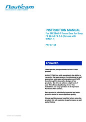 Nauticam SFE2860-F Instruction Manual