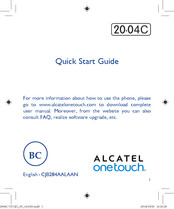 Alcatel 20-04C Quick Start Manual