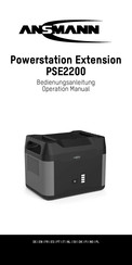 ANSMANN Powerstation Extension PSE2200 Operation Manual