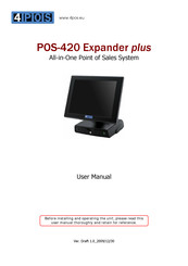 4pos POS-420 Expander plus User Manual