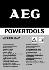 AEG AP 2-200 ELCP Original Instructions Manual