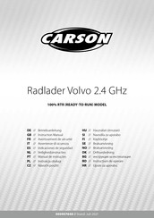 Carson Radlader Volvo 2.4 GHz Instruction Manual
