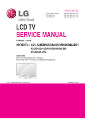 LG 42LK450A-ZH Service Manual