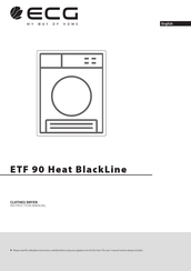 ECG ETF 90 Heat BlackLine Instruction Manual