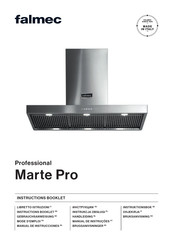 FALMEC Marte Pro T120W3P Instruction Booklet