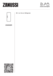 Zanussi ZXAE82ER User Manual