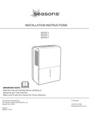 SeasonsComfort SD50C1 Installation Instructions Manual