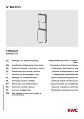 KWC 2000057227 Installation And Operating Instructions Manual