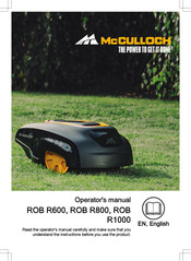 McCulloch 967059700 Operator's Manual
