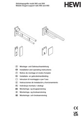 Hewi 900.50.42540 Installation And Operating Instructions Manual