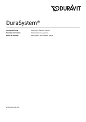 Duravit DuraSystem WD2002 000 000 Mounting Instructions