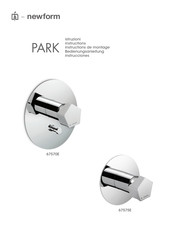 newform PARK Limited Edition 67570E Instructions Manual