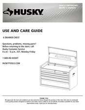 Husky 1001002481 Use And Care Manual