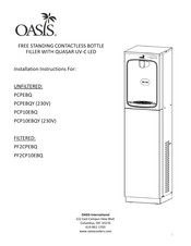 Oasis PCP10EBQ Installation Instructions Manual