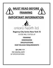 Regency CV72E-LP Manual