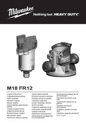 Milwaukee M18 FR12 Original Instructions Manual