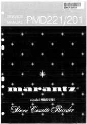 Marantz PMD201 Service Manual