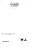 Kohler K-1113-RA Roughing-In Manual
