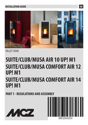 MCZ MUSA COMFORT AIR 12 UP! M1 Installation Manual