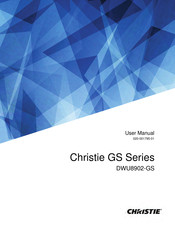 Christie DWU8902-GS User Manual