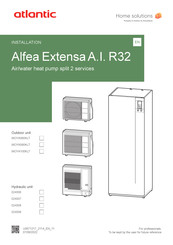 Atlantic Alfea Extensa A.I. R32 WOYA060KLT Installation Manual