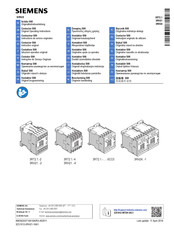 Siemens SIRIUS 3RT1900-4RE01 Original Operating Instructions