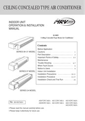 Haier MRV 07 Series Operation & Installation Manual