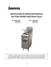 Sierra SRFSC75LP Installation & Operation Manual