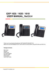 Grandstream Networks GXP1625 User Manual