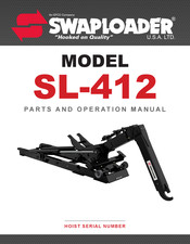 Efco SWAPLOADER SL-412 Parts And Operation Manual