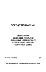 Yale VERACITOR GLPP040SVX Operating Manual