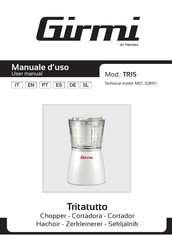 TREVIDEA Girmi MEC-5289V User Manual