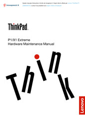 Lenovo ThinkPad P1 Hardware Maintenance Manual