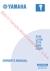 Yamaha Z175 Owner's Manual