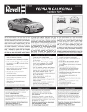 REVELL FERRARI CALIFORNIA CLOSED TOP Assembly Instructions Manual