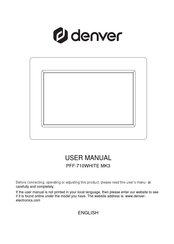 Denver PFF-710WHITE MK3 User Manual