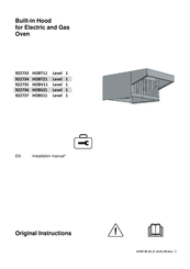 Electrolux Professional 922734 Installation Manual