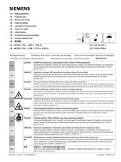 Siemens LX-AK6/LSM Series Installation Instructions Manual
