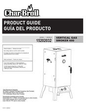 Char-Broil VERTICAL GAS SMOKER 600 Product Manual