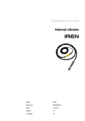 Wacker Neuson IREN Operator's Manual