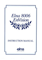 ELNA EnVision 8006 Instruction Manual