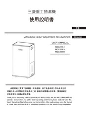 Mitsubishi Heavy Industries MDC20W-H User Manual