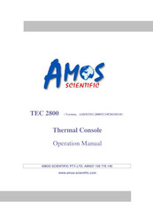 Amos TEC 2800 Operation Manual