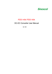 Sinexcel PDS1-60k User Manual