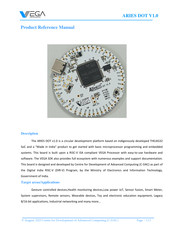 Vega ARIES DOT V1.0 Product Reference Manual